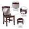 Emma and Oliver School House Back Wooden Restaurant Dining Chair
